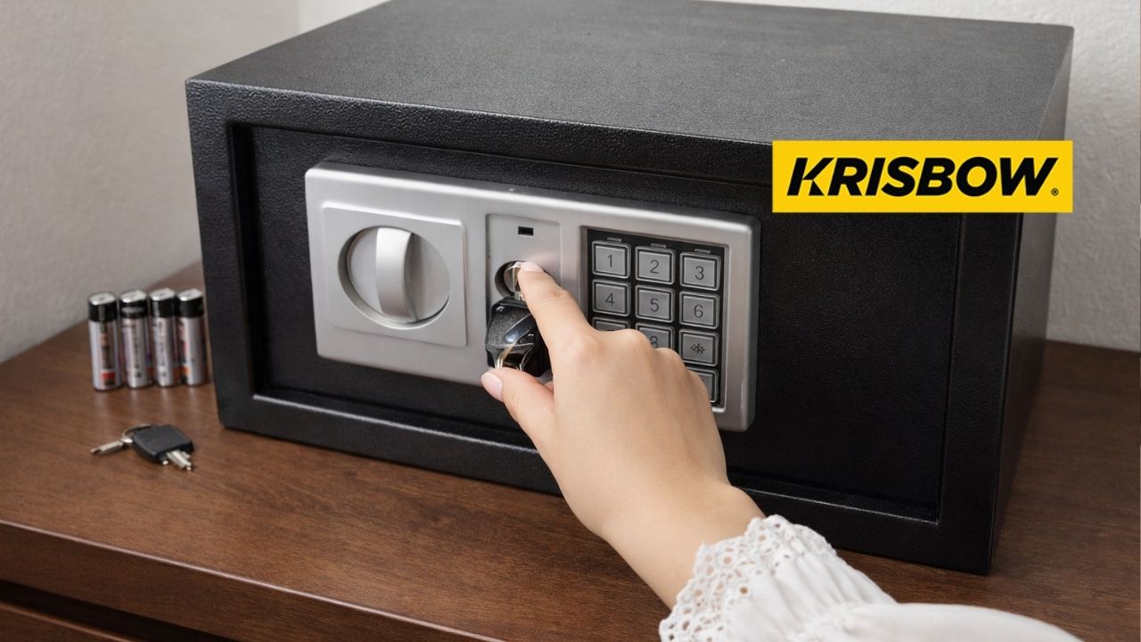 Cara Membuka Brankas Krisbow Habis Baterai dengan Praktis!